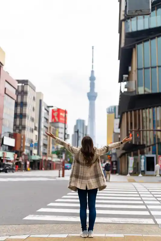 asian-woman-shopping-and-crossing-street-crosswalk-with-crowd-of